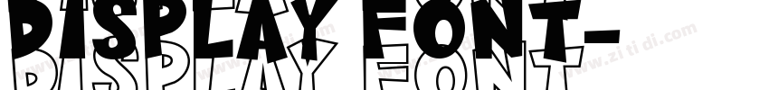 Display Font字体转换 Display Font字体转换